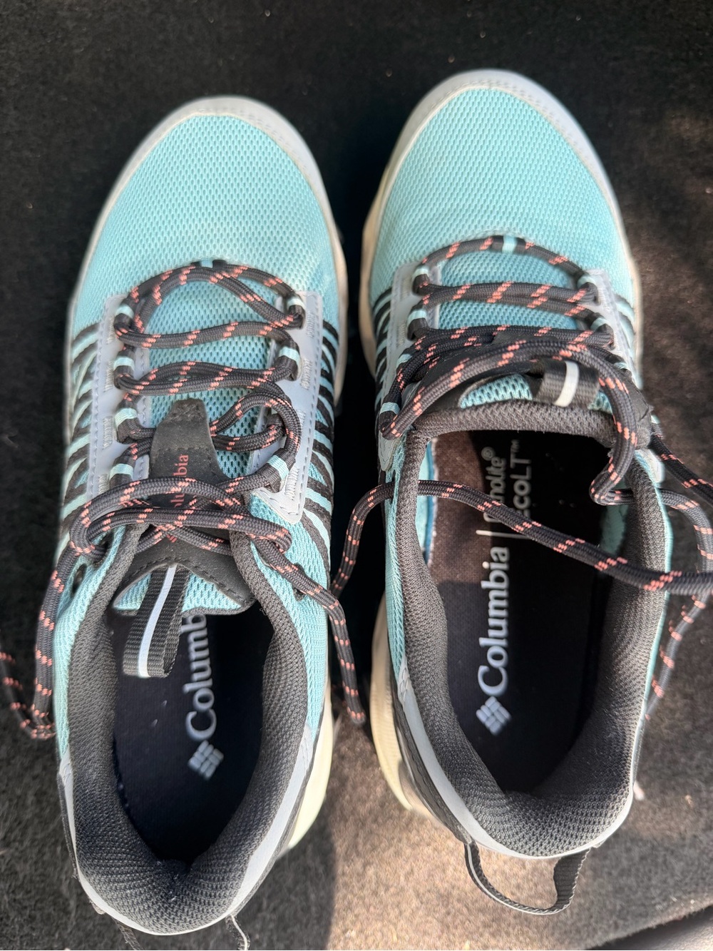 Columbia Women's Aqua and Charcoal Trail Running Shoes